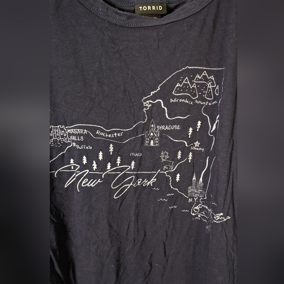 Super Cute Torrid NYS Tee - Picture 4 of 5